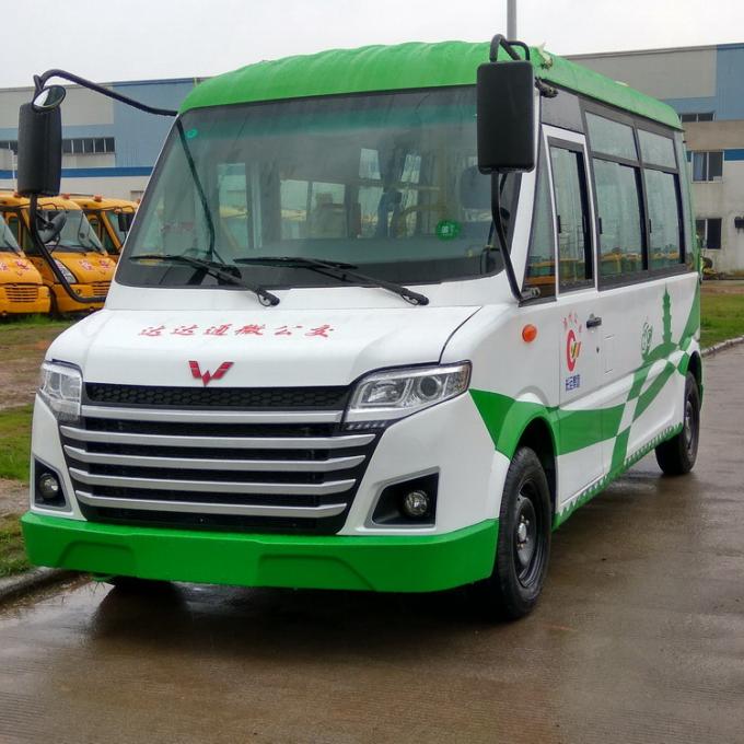 Arbeiten Sie orange weiße Energieversorger-Wagen, elektrischen Bus der Stadt-30km/H für Park um 0