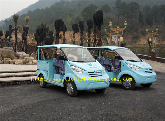 China Passagier-elektrisches touristisches Auto-elektrischer Golf-Buggy des Blau-5 für öffentliche Sicherheits-Patrouille fournisseur