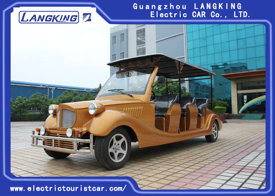 China Passagier-Golfmobil der Weinlese-8, kundenspezifisches Höchstgeschwindigkeits-Leder-Sofa der Verein-Auto-Golfmobil-28km/H fournisseur
