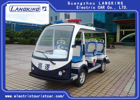 China Kundengebundener Entwurfs-elektrischer Polizei-Streifenwagen, spielen den elektrischen Vierrad Wagen Golf fournisseur