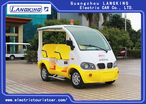 China 4 Sitzer-elektrische Sicherheits-Patrouillen-Fahrzeuge mit Auto des Rückspiegel-2pcs/des Vereins spielen Buggy Golf fournisseur