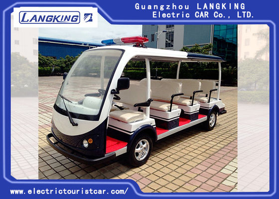 China 11 elektrischer Streifenwagen-Gebrauchselektro-mobil des Sitzer-72V/5.5KW mit großem Licht auf die Oberseite fournisseur