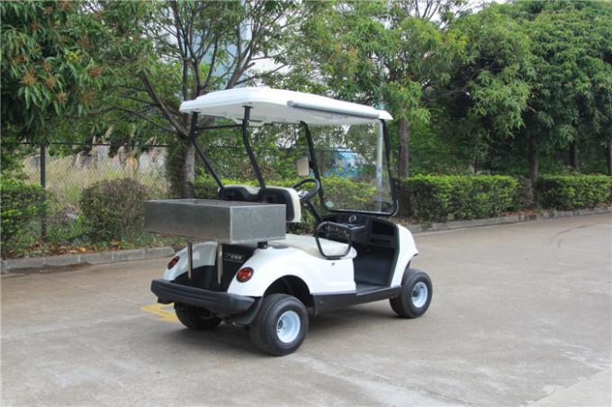 2 Personen-mini elektrische Golfmobile motorisierte Golf-Buggys mit Fracht-Kasten 0