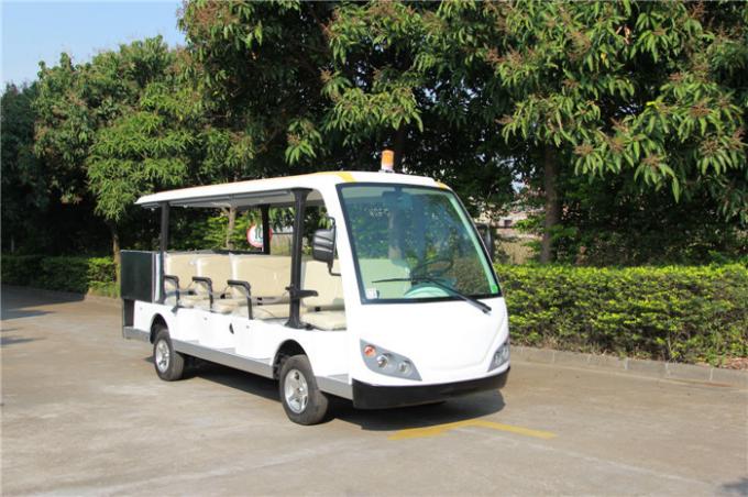 Elektrischer Besichtigungs-Bus des Sitzer-14, elektrisches Auto des Shuttle-72v mit dem Zaun des Fracht-Kastens 0