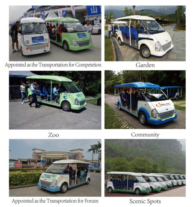 Populäres glattes treibendes elektrisches touristisches Auto für Passagier-Transport 0