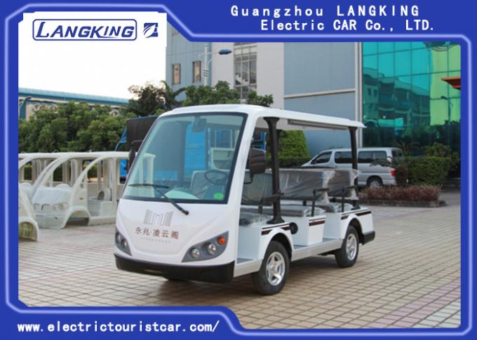 4KW des Motor48v acht Sitzer-vorbildliche Y083A elektrische Steigfähigkeit Shuttle-des Bus-18% unter Verwendung des Hotels/der Universität /park 0