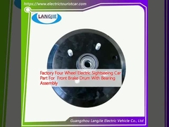 Fabrik Vierräder Elektro-Sightseeing-Auto-Teil für Frontbremstrommel mit Lager-Montage