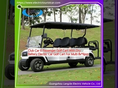 Club Car 6 Passagier Golfwagen mit Trockener Batterie Elektroauto Golfwagen für Multi 8v * 6pcs