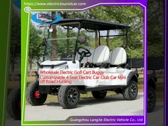 Großhandel Elektro-Golfwagen Buggy Anpassbar 4 Sitzplätze Elektroauto Club Auto Mini Off-Road Jagd