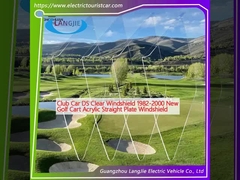 Club Car DS klare Windschutzscheibe 1982-2000 Neue Golfkarre Acryl gerade Platte Windschutzscheibe