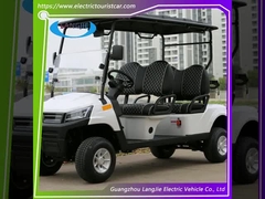 4 Räder Elektro-Golf-Wagen 4 Sitzplätze AC Motor Touristenwagen Miete für Resort-Auto