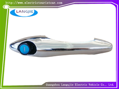 Schlüsselloch-Türgriff Chromplattiert Silber Schwarz LVTONG Tour Bus Zubehör