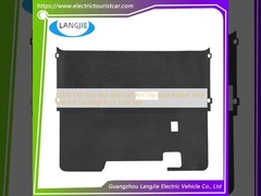 EZGO TXT Fußbodenmatte Golfwagen Anti-Rutsch Schwarz Gummi Fußbodenmatte Volldeckung Fußboden Liner Matte