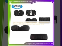 Golf-Auto-Club-Auto DS Schwarz Kleines Quadratiges Vordersitzkissen Wasserdicht und Rissfest