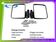 EAGLE Seitenspiegel Klappspiegel Rückspiegel für Elektro-Sightseeing-Autos und Patrouillenwagen Golf Ca