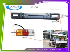Die Rücklichter von Marshell-Rückstoßfängern werden für Elektrofahrzeuge und Patrouillenfahrzeuge eingesetzt.