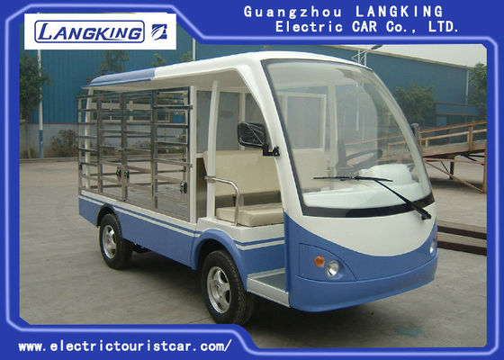 China Golfmobil-blaue/weiße Energieversorger-Wagen des Sitzer-2 ADC 48V 5KW mit Frachtkasten fournisseur