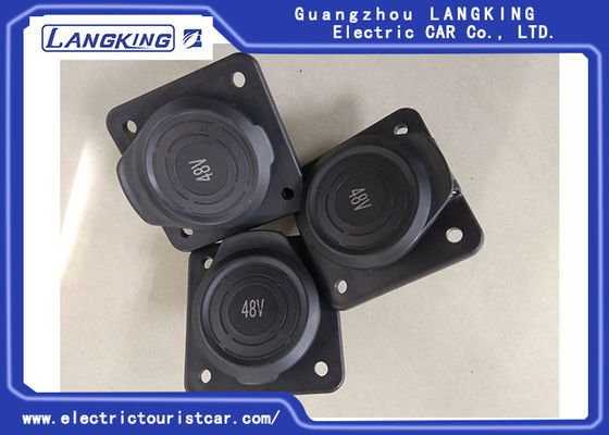 China Aufladungshalter-Sockel-elektrisches Golfmobil-Ersatzteile 2/4/6/8 Sitze des stecker-48V fournisseur