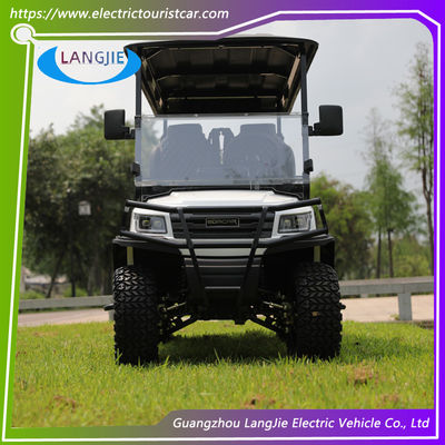 Ein guter Preis. 4 Personen 48 V Batterie Elektroautos mit schwarzem Sitz Null Emissionen Elektro Jagdwagen Online