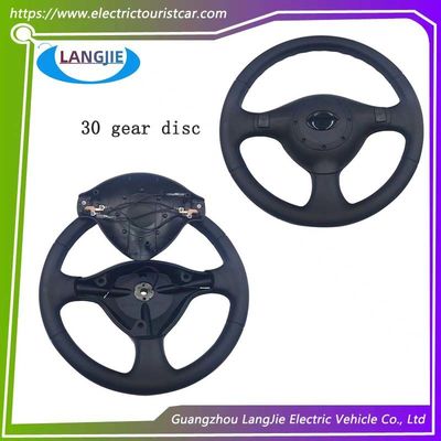Ein guter Preis. Elektro-Vierrad-Sightseeing-Auto 36 Zähne Kreisförmiges schwarzes Lenkrad 30MM Komponente Online