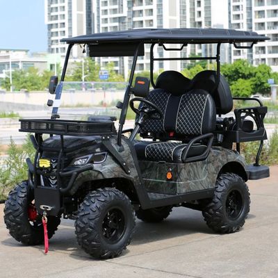 Ein guter Preis. 4-Seat Electric Golf Cart With 14-Inch Off-Road Tires Q235 High-Strength Chassis And 10-Inch Multimedia Screen Online