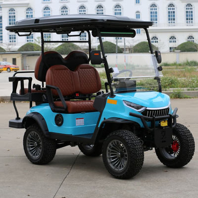 Ein guter Preis. 4 Seats Electric Golf Cart With Camouflage Color Aluminium Frame And Hydraulic Brake For Tourist Areas Online
