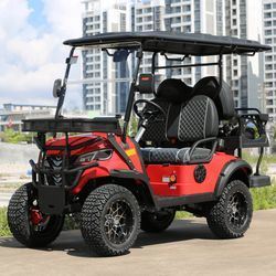 Ein guter Preis. New Model Electric Golf Cart with 14-inch Wheels Q235 Chassis and 10-inch Display for Comfort Driving Online