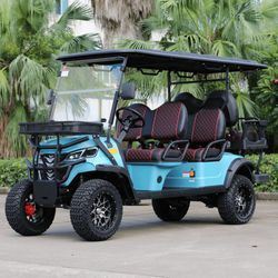 Ein guter Preis. Luxury 6 Seater Electric Golf Cart with 72V/48V Lithium Battery 40km/h Max Speed and 80km Range Online