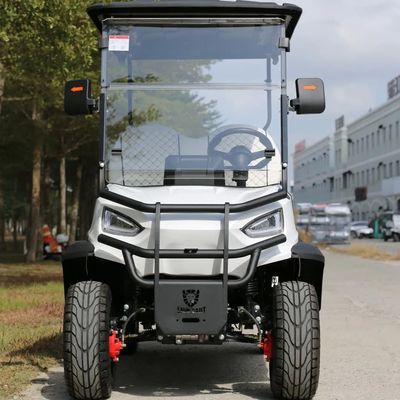Ein guter Preis. 4 Seats Electric Golf Cart With Cargo Box 48V Maintenance-Free Battery And High-Strength Chassis Online