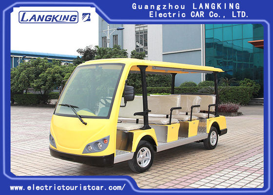 Ein guter Preis. 11 Sitzmulti Passagier-elektrische Reisebus-Gelb-Farbe lärmarm Online