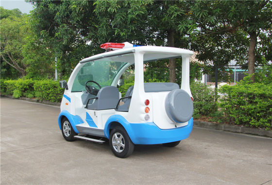 Blaues/weißes elektrisches Golf-Auto mit Sitzen des Toplight-Faser-Glas-4 für Erholungsort