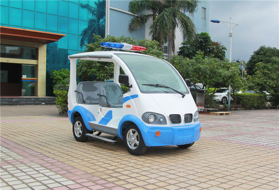 Blaues/weißes elektrisches Golf-Auto mit Sitzen des Toplight-Faser-Glas-4 für Erholungsort