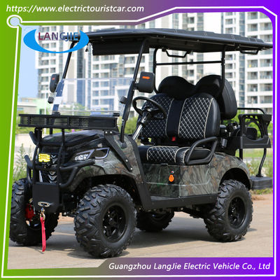 48 V Batterie Linkslenksgetrieben Elektrischer Golfwagen 4 Sitzplätze Elektrischer Shuttle-Auto Für Golfplatz