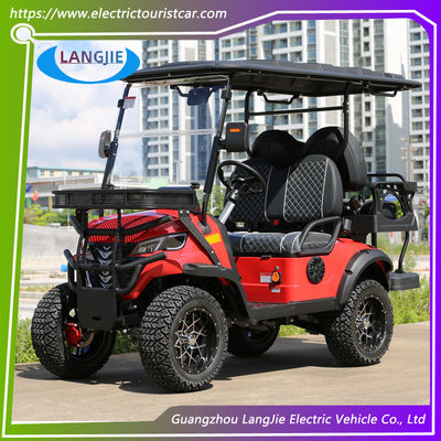 4-Rad-Elektro-Golfwagen 4 Sitzplätze Resort-Auto AC Motor Elektro-Auto-Tour für Hotel