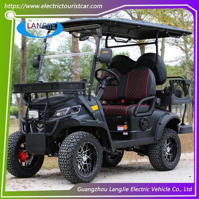4 Sitzplätze Elektro-Golfwagen Hochkletterfähigkeit 48V Batterie Golfwagen für Golfplatz