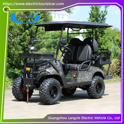 Elektrische Straßen-Golfkarren 4 Sitzplätze kundenspezifische 5 kW Wechselstrommotor Off-Road Jagdwagen