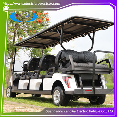 Elektrisch betriebenen Golfkarren mit 48 V Batterie AC Motor 8 Passagier Golfwagen für Resort