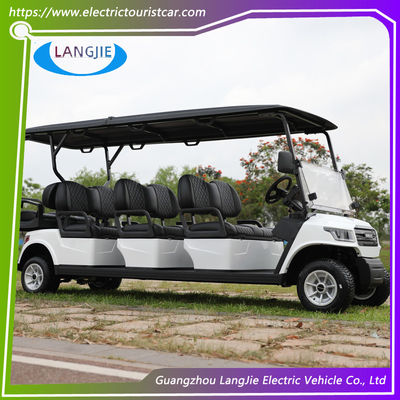 Elektrisch betriebenen Golfkarren mit 48 V Batterie AC Motor 8 Passagier Golfwagen für Resort