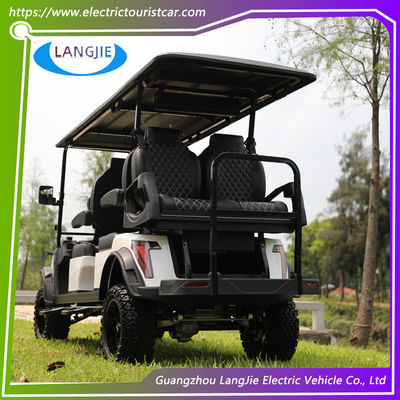 6-Sitzer-Elektro-Jagdwagen mit 48-Volt-Steuerung und Position Light Electric Golf Cart für VIP-Gäste