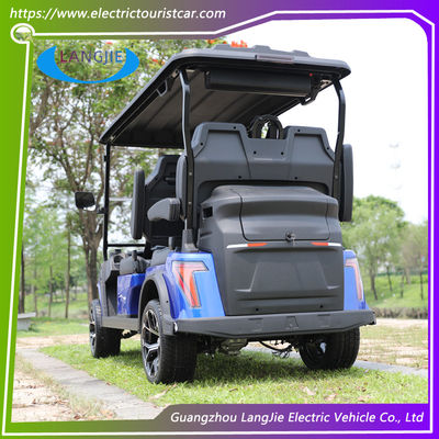 Ein individuell angepasster 4-Sitzer-Elektro-Jagdwagen mit 5 kW Wechselstrommotor und 80 km Reichweite für Outdoor-Abenteuer