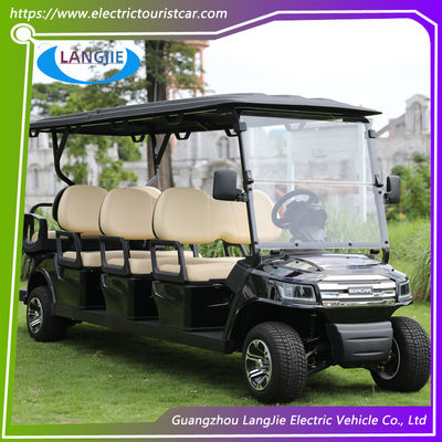 OEM 8-Sitzer elektrischer Golfwagen wartungsfreier Akku-AC-Motor Golf Buggy für den Flughafen