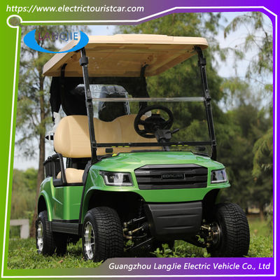 Kostenlose Wartung Batterie Elektrische Golf-Club-Wagen 2 Sitzplätze 48 Spannung Mit PC-Windschutzscheibe