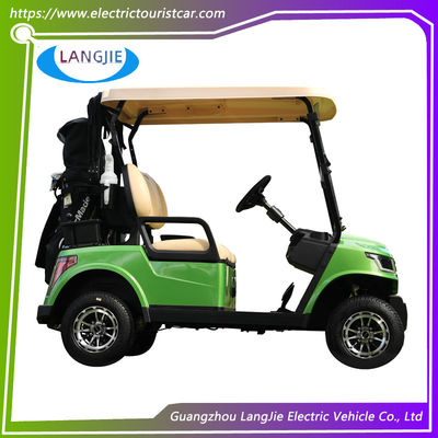 4 Räder 2 Personen Elektro-Club-Golfwagen 48 V-Batterie mit Dach