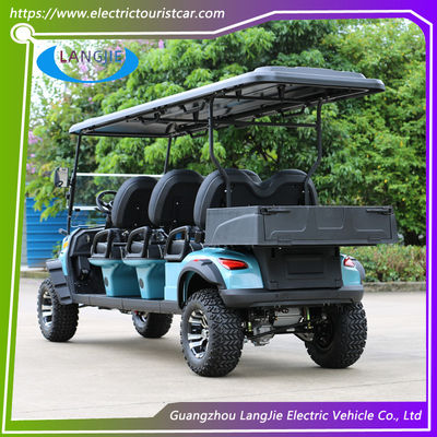 Elektrische Nutzfahrzeuge 6 Sitzplätze leistungsstarke 4 Räder Elektroauto Golf Buggy Cart