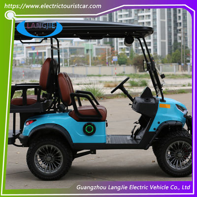 4-Rad-Elektro-Golfwagen 4 Sitzplätze AC-Motor Trockenbatterie 48V Resort-Auto Für Hotel