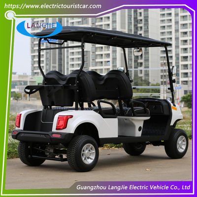 4 Räder Elektro-Golf-Wagen 4 Sitzplätze AC Motor Touristenwagen Miete für Resort-Auto