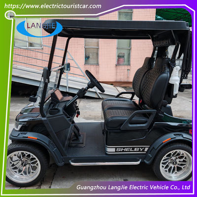2 Sitzplätze Elektroauto AC Motor Club Wagen mit 2 Stück Rückspiegel für Resort