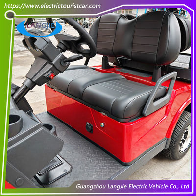 4 Sitzplätze 4 Räder Elektro-Golfwagen AC Touristenwagen Miete Für Stadt Walking Street
