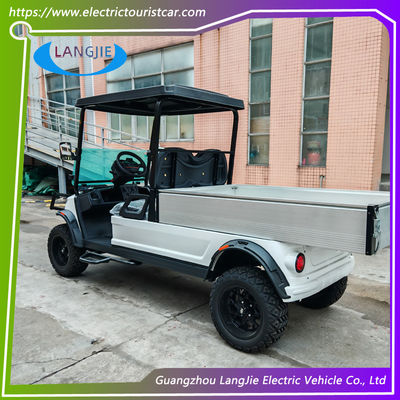 48 V Wechselstrommotor Elektrischer Mini-Lkw 2 Sitzplätze elektrischer Gebrauchsgolfwagen mit Dach für Parkplätze