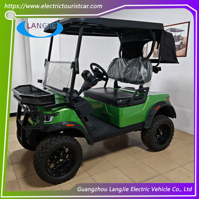 4 Räder Elektro-Golfwagen 48 V Wechselstrommotor 2 Sitzplätze Elektroauto Für Resort-Auto